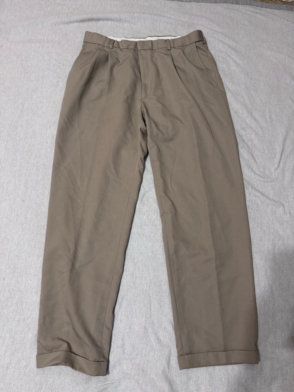 Haggar Men's Chino Pants - Taupe Brown